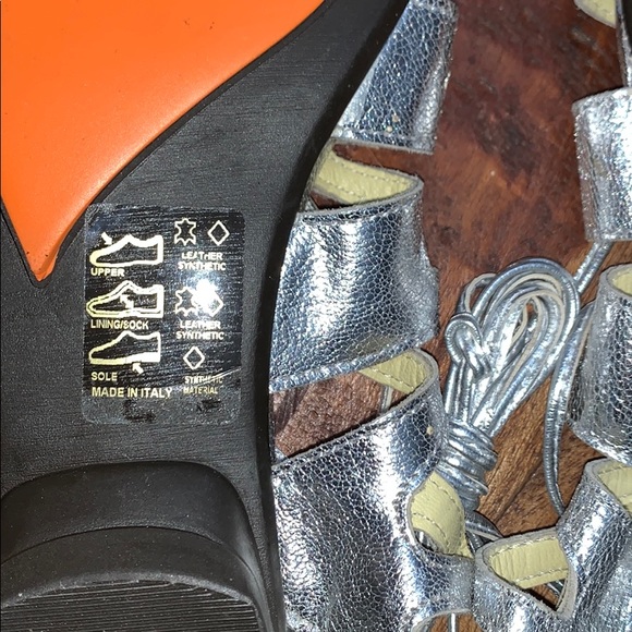 YOU by Croc Silver Wrap Around Sandals - Picture 8 of 8